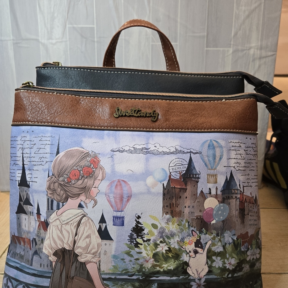 Women's Multicolor Backpack - Picture 7 of 12